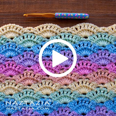 Crochet Large Shell Stitch - Naztazia