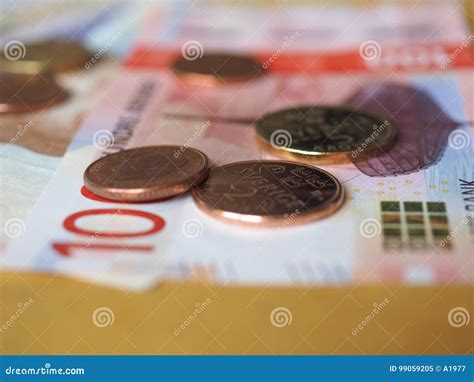 Norwegian Krone Notes and Coins, Norway Stock Image - Image of finance ...