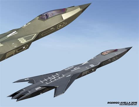 Sixth Generation Fighter Based On The Model Of Lockheed Martin For Afrl