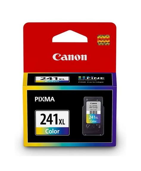 Cartucho De Tinta Canon CL 241XL Tricolor Original De Alto Rendimiento