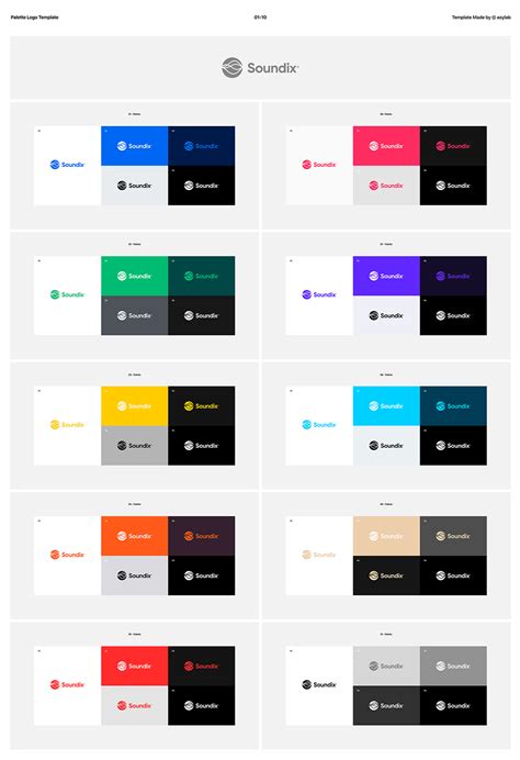 50 Palette Color Branding Logo Mockup - PSD :: Behance