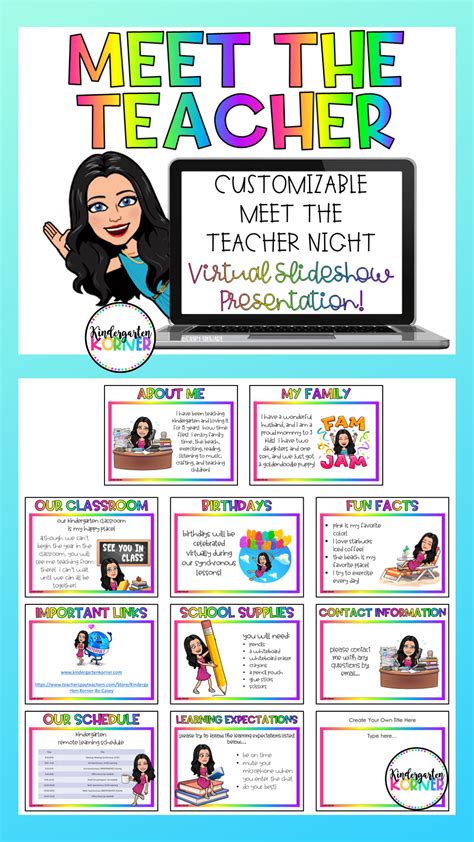 Meet The Teacher Slide Template