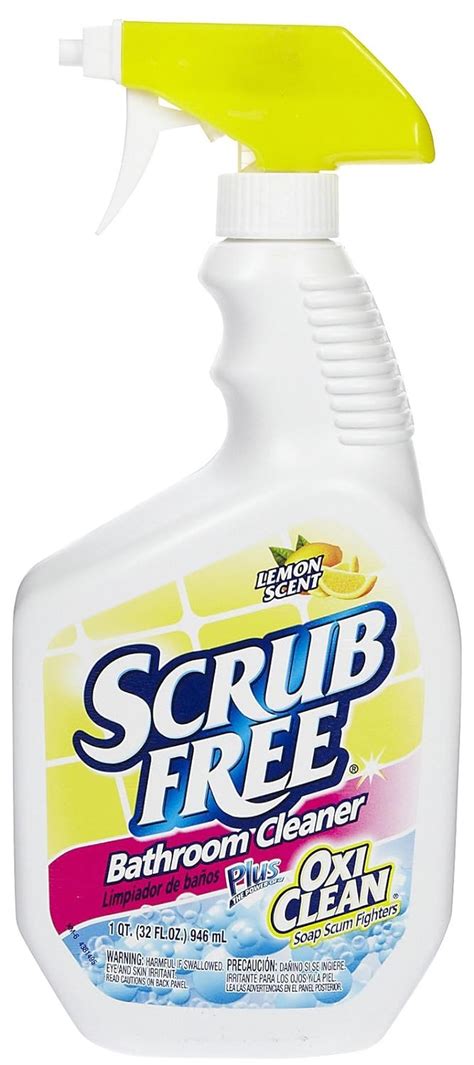 Buy Scrub Free Soap Scum Remover Lemon Scent Trigger Spray Bottle 32 Oz