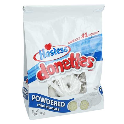 Hostess Donettes Powdered Sugar Mini Donuts 15 Count 10 58 Off