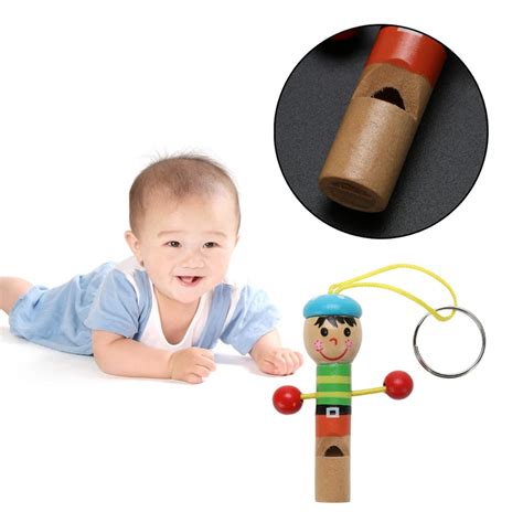 Mini Whistle Toy Baby Kids Wooden Pirates Little Whistle Developmental