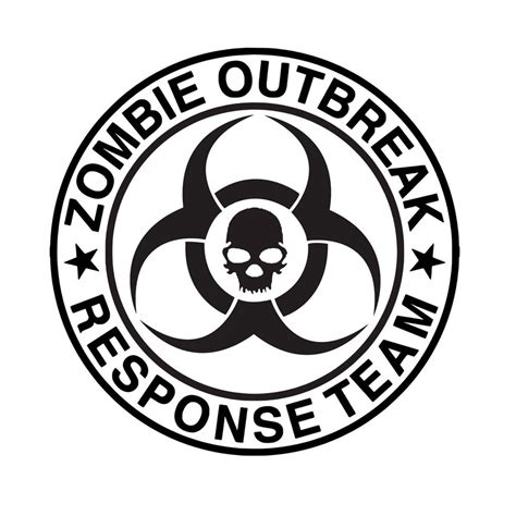 Zombie Outbreak Response Team SVG, EPS, JPEG Clean Lines, Ready for ...