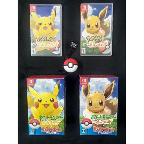 Switch Pokemon Lets Go Pikachueevee Pokeball Plus Shopee Malaysia