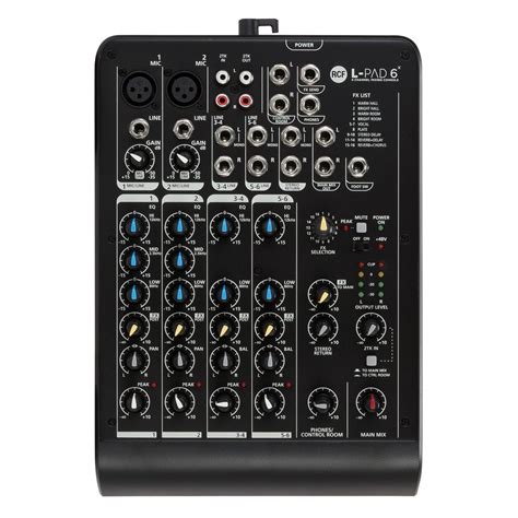 Disc Rcf Lpad X Channel Analog Mixer At Gear Music