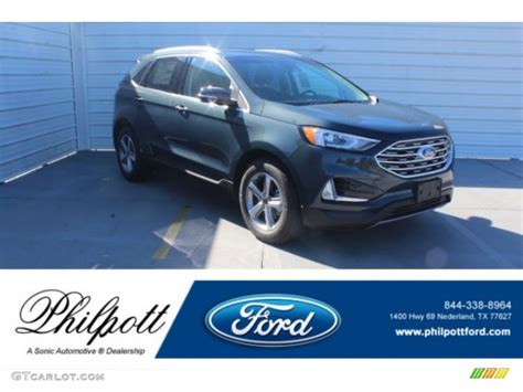 2019 Baltic Sea Green Ford Edge Sel 131370692 Car Color Galleries