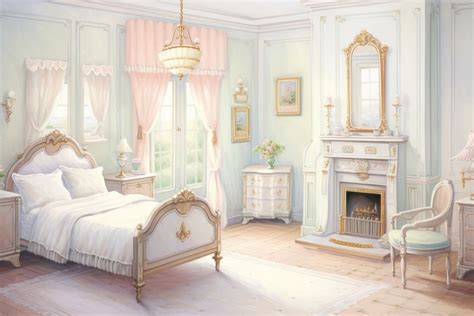 Painting victorian bedroom furniture chair | Free Photo Illustration ...