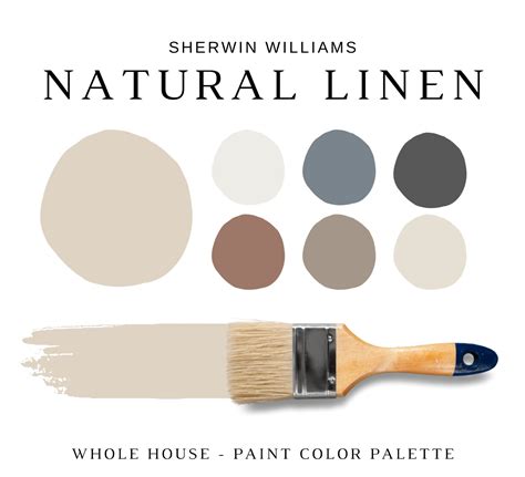 Sherwin Williams Natural Linen Color Palette Neutral Paint Color