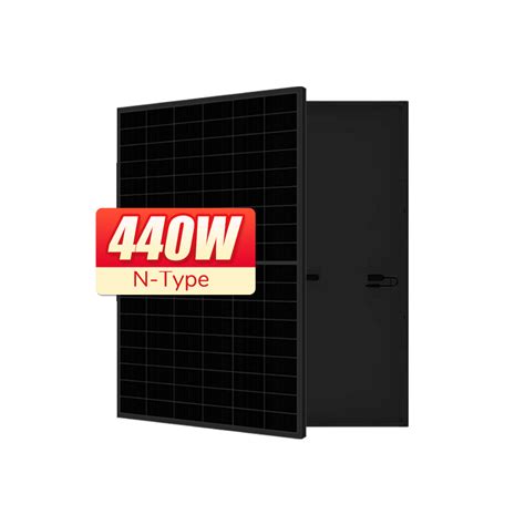 Custom All Black Bifacial Double Glass Pv Module W W Watt N