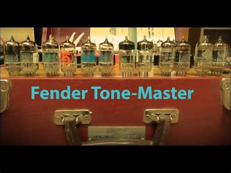 Rolling Preamp Tubes Through The Fender Tone Master RCA GE Sylvania