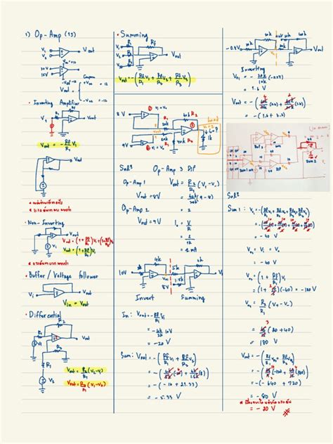 Op Amp Circuit | PDF