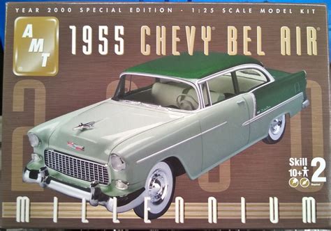 Toy Models And Kits Toys And Hobbies Amt 1119 125 1955 Chevy Bel Air Sedan