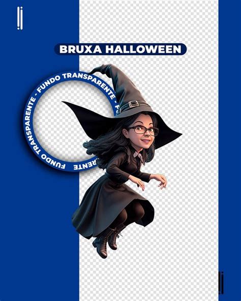 Premium Psd Psd Halloween Witch 3d Rendering