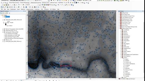 Easily Create Contours From Dem Using Arcmap Youtube