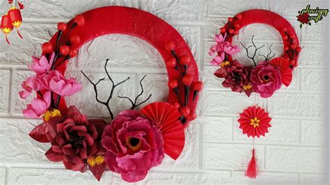 Hiasan Pintu Imlek Chinese New Year Decoration Hanging Wreath