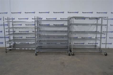 6 Metro / Nexel Wire Shelving Racks w/ Casters - The Equipment Hub