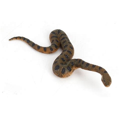 Realistic Rubber Toy Snake Brown Snakes Preschool Toys