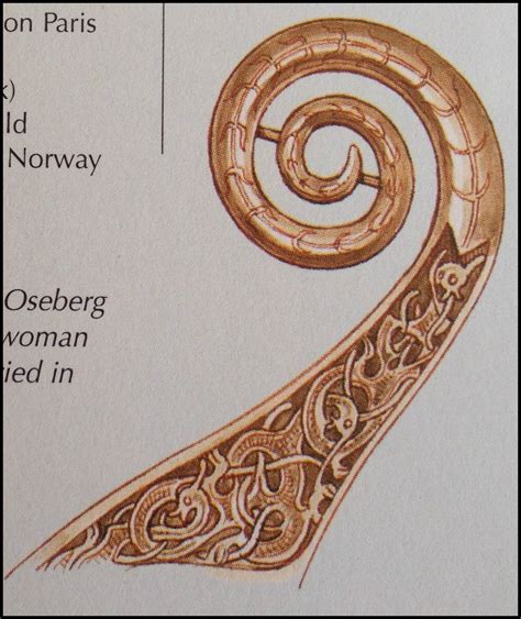 The Prow Of The Oseberg Ship In Which A Woman Of Status Was Buried In