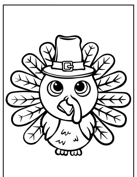 Cute Printable Thanksgiving Coloring Pages