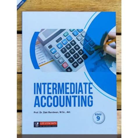 Jual BUKU ORIGINAL INTERMEDIATE ACCOUNTING Edisi 9 Zaki Baridwan