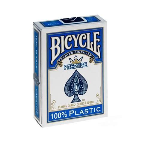 Bicycle Prestige Plastic Bleu Jeu De Cartes Singe Urbain