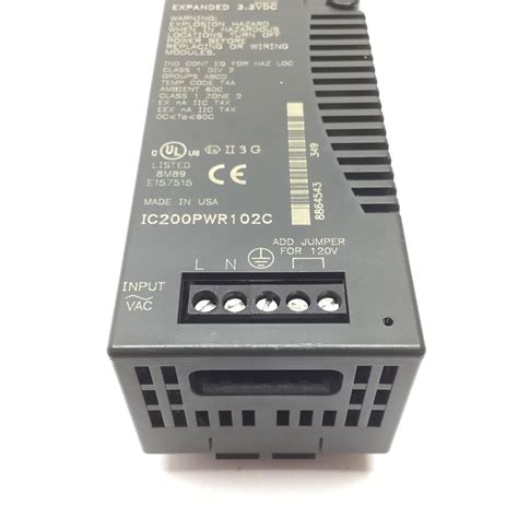 Ge Fanuc Ic Pwr C Versamax Power Supply Module In Vac