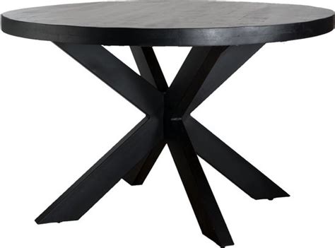 Eettafel Bob Zwart Mangohout Cm Bol