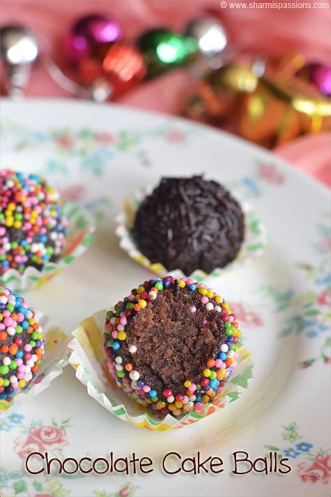 Cake Balls Recipewith Chocolate Easy Eggless Christmas Recipes