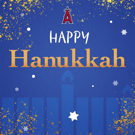 Los Angeles Angels On Twitter Happy Hanukkah From The Angels 💙