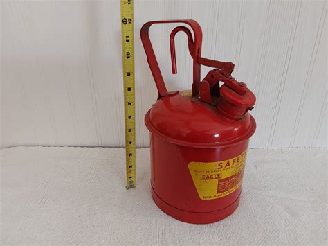 Vintage Eagle 1 Gallon Safety Gas Can U1 10s Type 1 Etsy