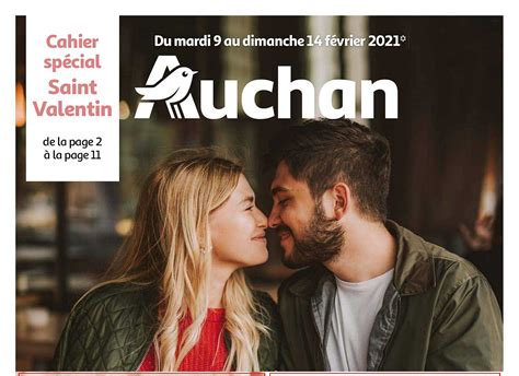 Promo Cahier Spécial Saint Valentin chez Auchan iCatalogue fr