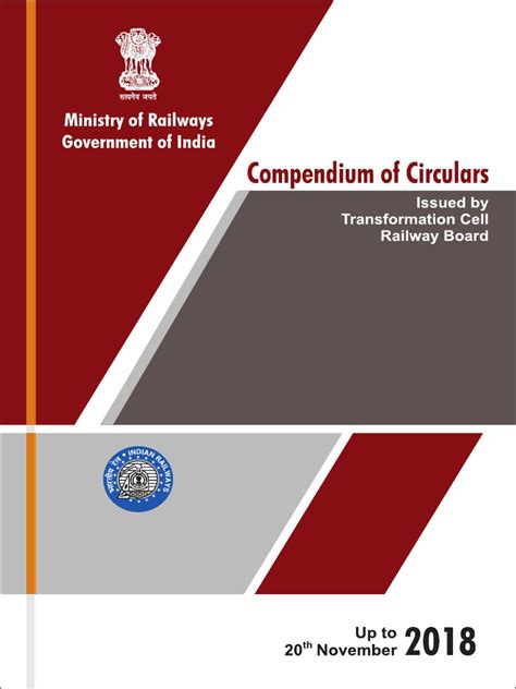 Compendium of Railway Board's Circulars | PDF