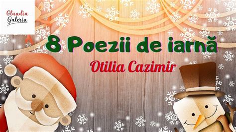 Poezii De Iarn Otilia Cazimir Poezii De Iarn Poezii Despre Mo