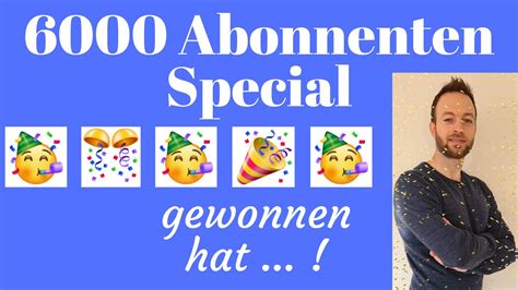 Gewonnen Beim 6000 Abonnenten Gewinnspiel Hat Herzlichen