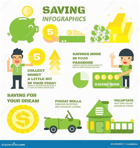 Saving Money Stock Vector Image 44969521