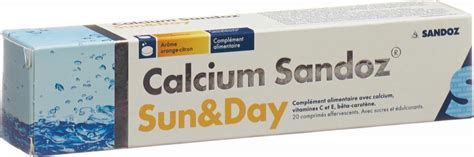 Calcium Sandoz Sun Day Brausetabletten In Der Adler Apotheke