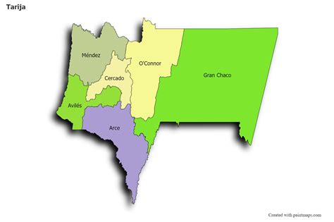 Mapas De Muestra Para Tarija