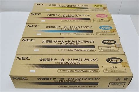 Yahoo オークション NEC 大容量トナーカートリッジ PR L9700C 4色セ