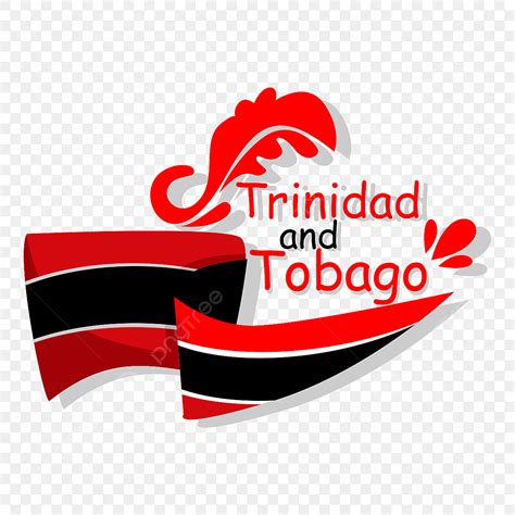 Trinidad And Tobago Vector Design Images Beautiful Flag With Trinidad