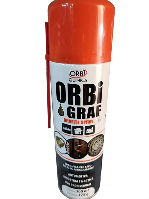 Grafite spray para lubrificação a seco 300ML Orbi