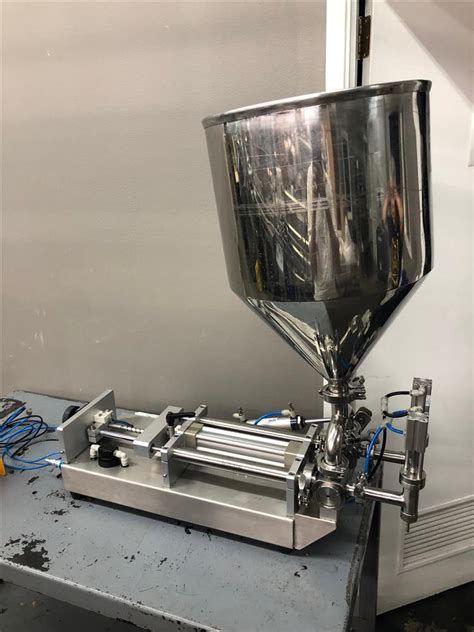 Cleveland Sgp D Dual Head Piston Filler With Gallon Hopper