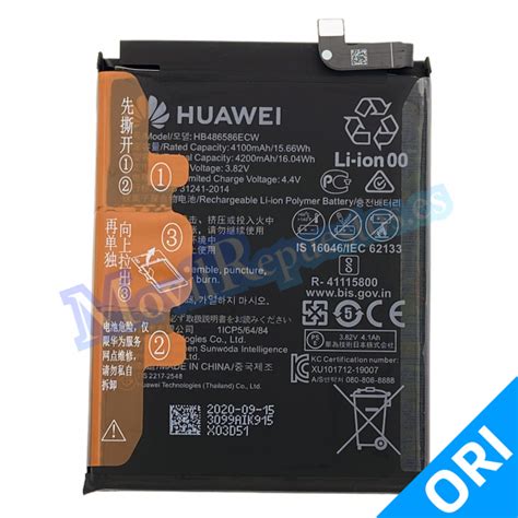 Batería Original Nuevo HB486586ECW para Huawei P40 Lite Mate 30