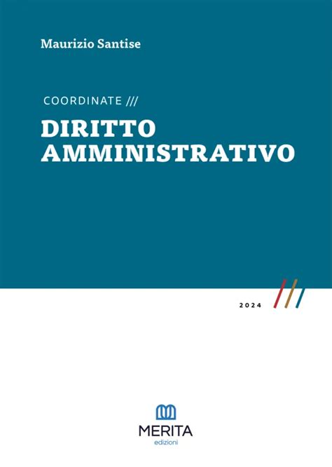 Santise Coordinate Di Diritto Amministrativo Libreria Giuridica