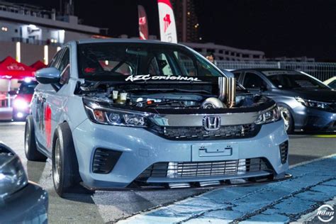 马力超过 1100hp！honda City Hatchback 改装移植 Vtec Turbo 引擎 Awd 全驱系统，变身直线加速钢炮