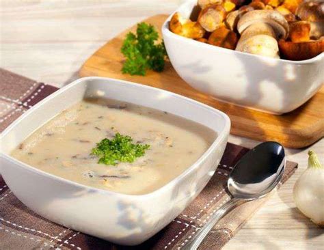 Суп-пюре из свежих грибов | Recipe | Food, Stuffed mushrooms, Cooking ...
