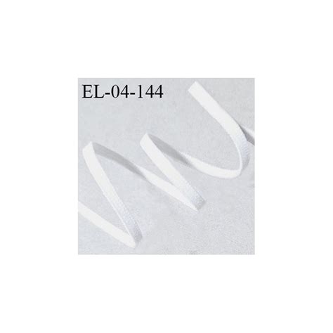 Elastique lingerie 4 mm respirant couleur écru largeur 4 mm fabriqué en France allongement 180