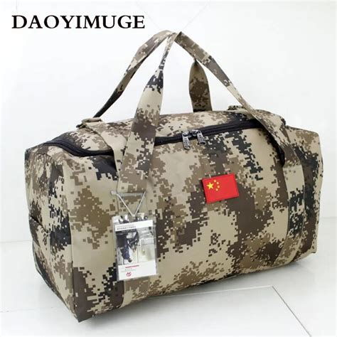 Military Camouflage Luggage Bag Bags Of Oxford Cloth Handbag Large Capacity Camouflage Bag In